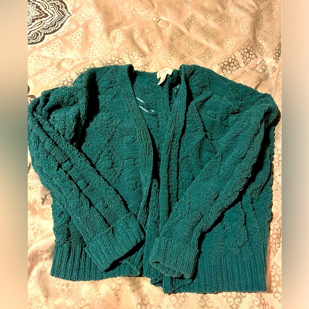 Turquoise Cardigan